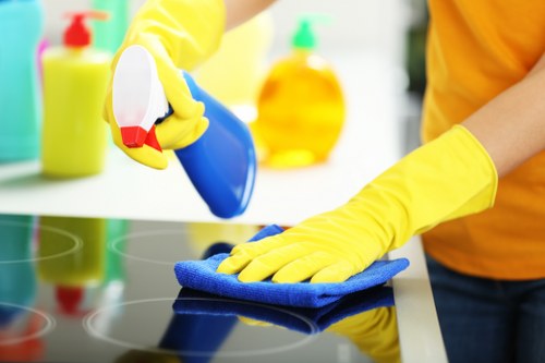 Charity partnership donation of reusable cleaning materials