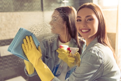 Close-up of deep carpet cleaning treatment in Pinner